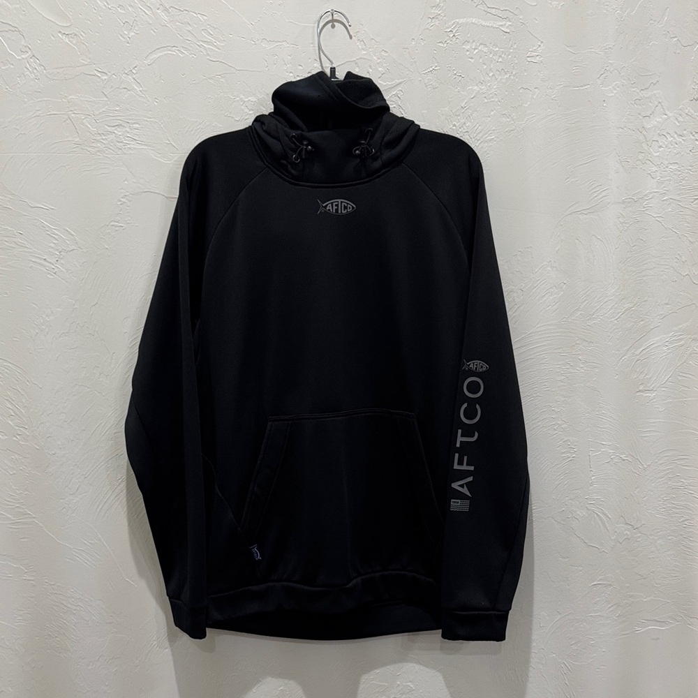 AFTCO Midnight Black Pullover with hood